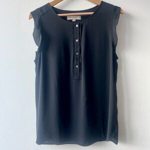 LOFT Black Sleeveless Top